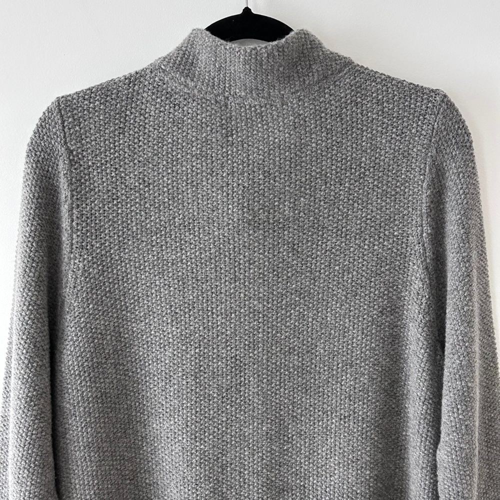 Boden Seed Stitch Gray Wool Cardigan Sweater Coat - Picture 11 of 16